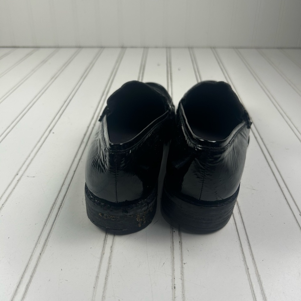 Stuart Weitzman Vintage Black Patent Leather Loafers Womenโs Size 6.5 - Picture 6 of 12